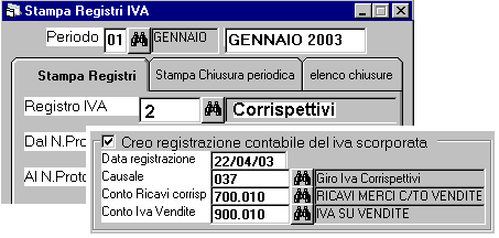 Registri IVA  MAESTRIPIERI SRL